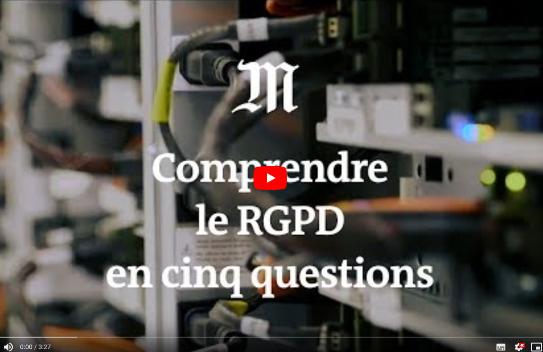 Le RGPD par le Monde